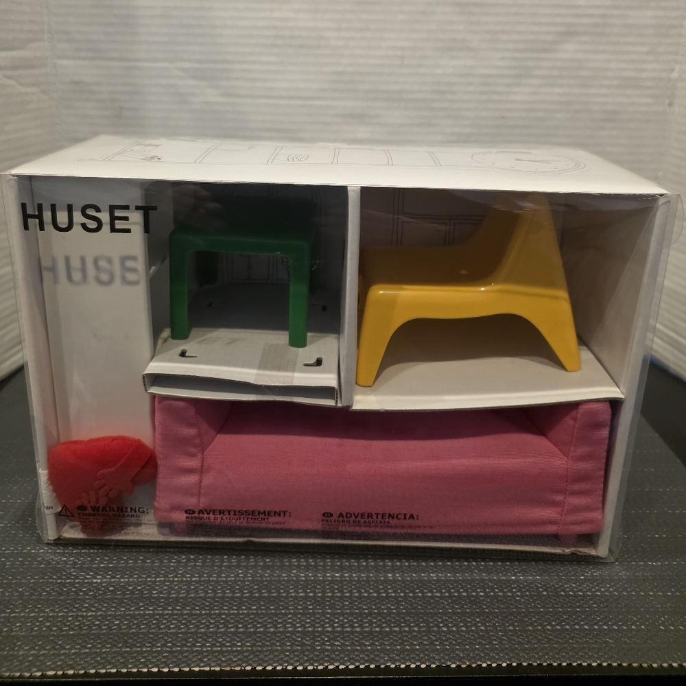 IKEA Huset Doll Living Room Furniture Set.